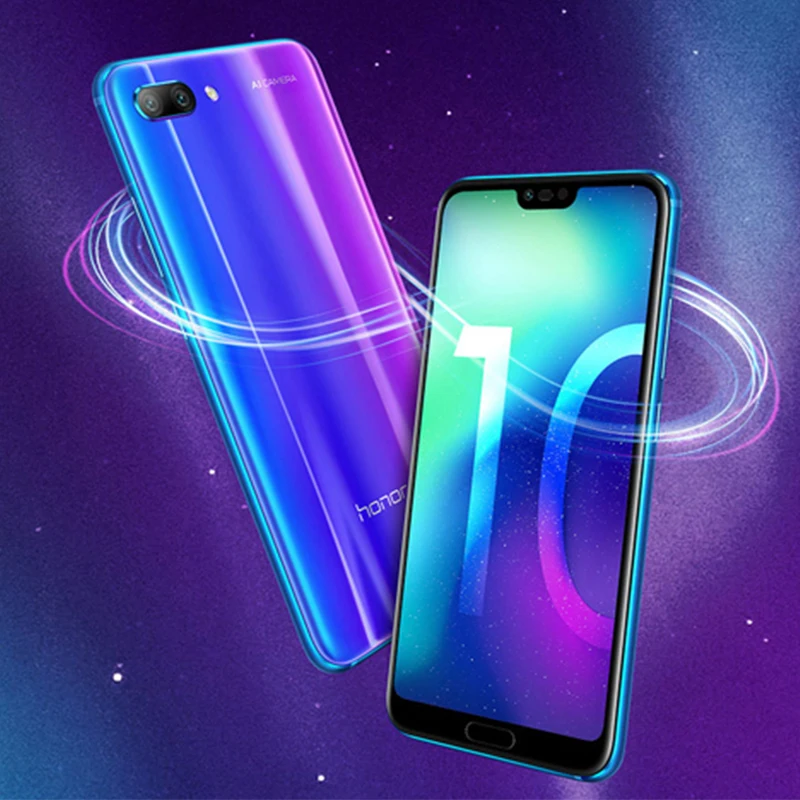 Глобальная версия смартфона Honor 10 4G 5 84 ''Kirin 970 Android 8 1 2280x1080 3 AI камера NFC Быстрая