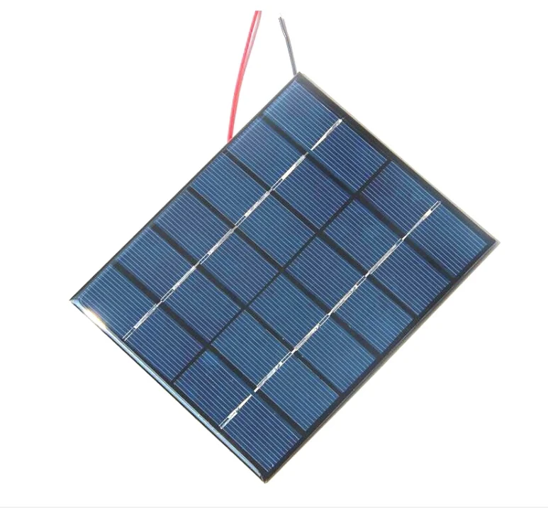 2 W 6 V эпоксидный Солнечный Сотовый поликристаллическая солнечная панель модуль с