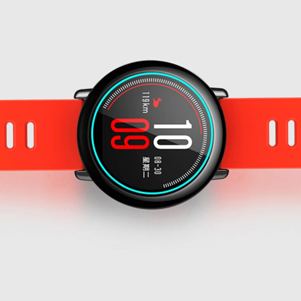 Закаленное стекло для защиты экрана AMAZFEEL Xiaomi Huami Amazfit Sports Защита смарт часов 9H
