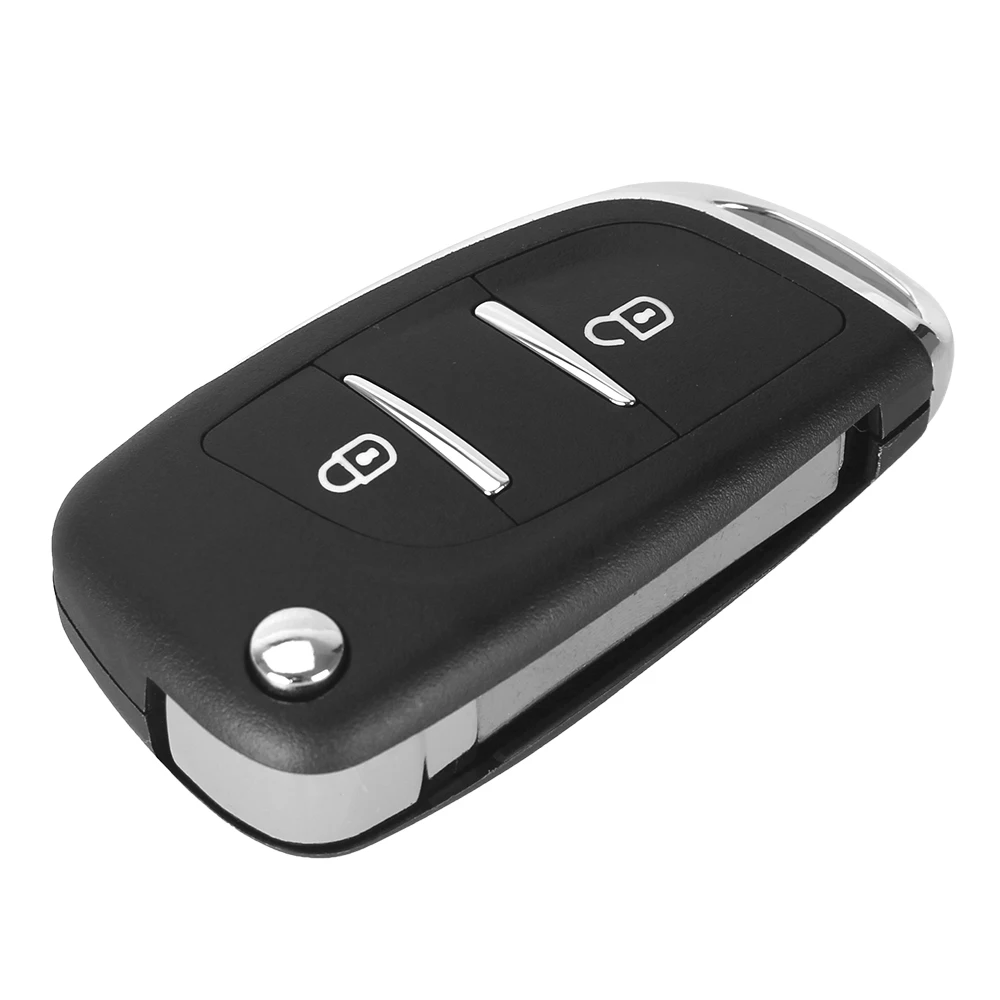KEYYOU 2 Button Folding Key Cover For Citroen C2 C3 C4 C5 C6 C8 Modified Flip Remote Car Case Shell CE0536 VA2 Blade | Автомобили и