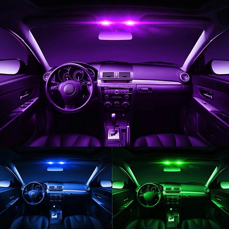 T10 6LED COB авто интерьер автомобиля Купол Клин чтения стробоскоп Лампа ширина лампы