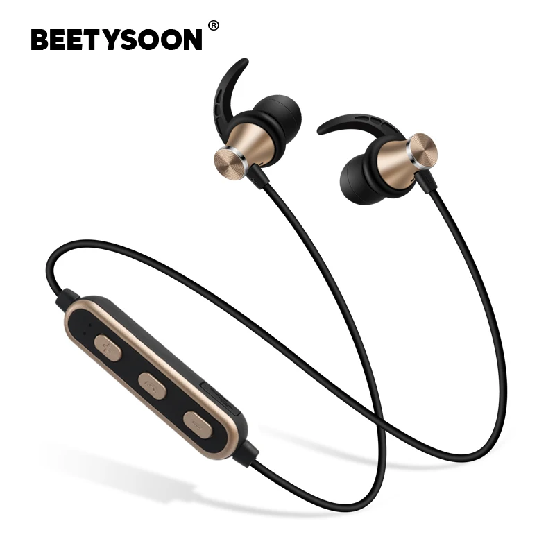 BEETYSOON S7C металлические спортивные Bluetooth наушники устойчивое Магнитный наушник