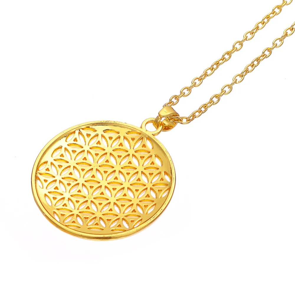 Ожерелье и подвеска моя форма для женщин аксессуары с цветком тона жизни мандала