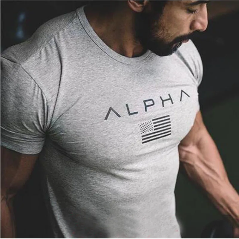 JINXIUSHIRT тренажерные залы облегающие для сухой посадки футболки Runnig мужские фитнес
