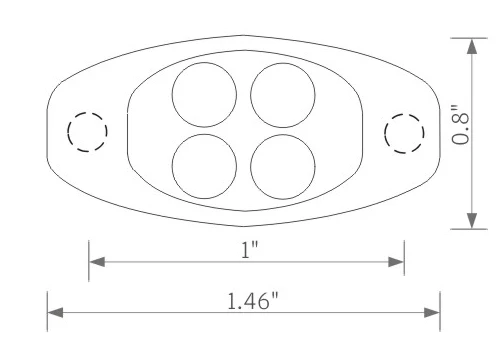 Морской катер яхты караван поверхностное крепление LED интерьер декоративный