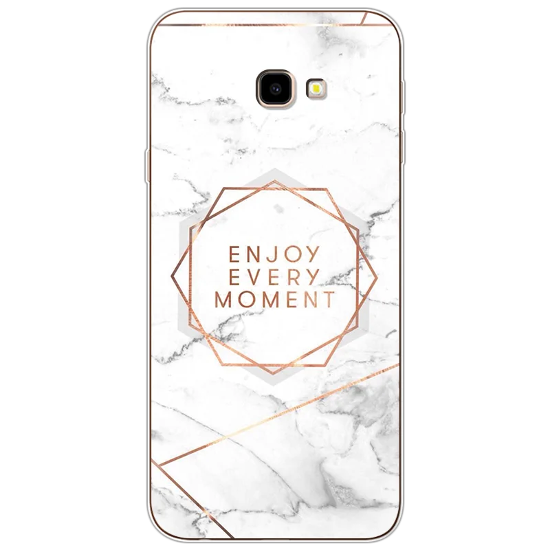 Роскошный Мраморный Мягкий ТПУ чехол s для samsung Galaxy J4 Plus чехол для Galaxy J4Plus Аксессуары Силиконовый 6," чехол Coques