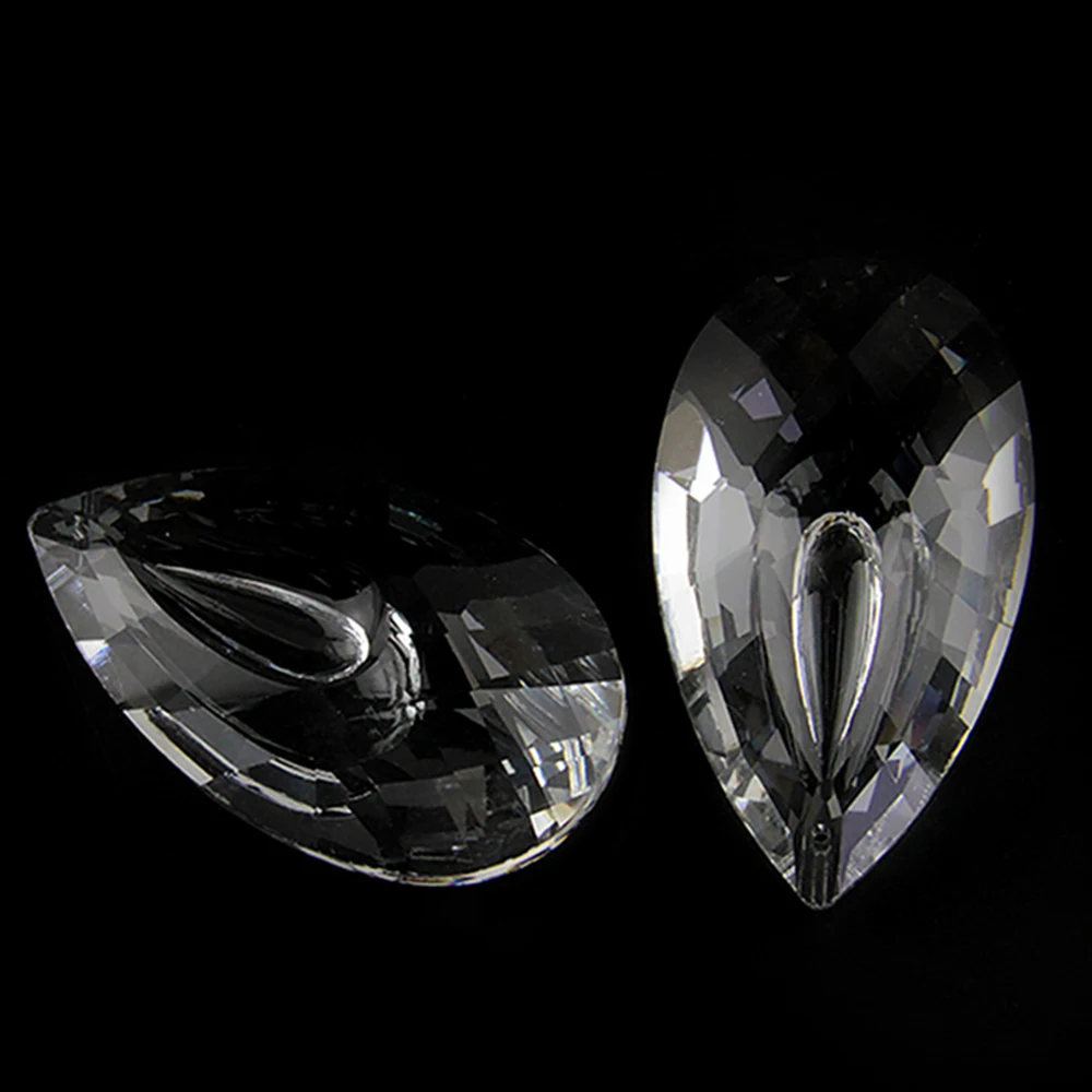 

89mm 60pcs/Lot French Teardrop Raindrop Chandelier Pendant Lamp Pendant Wedding Decoration Free Shipping