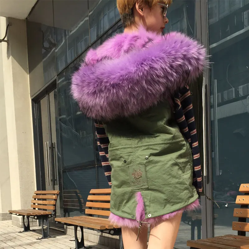 Фиолетовый fox Мех животных linging осень новый выбор Дизайн парка В виде ракушки