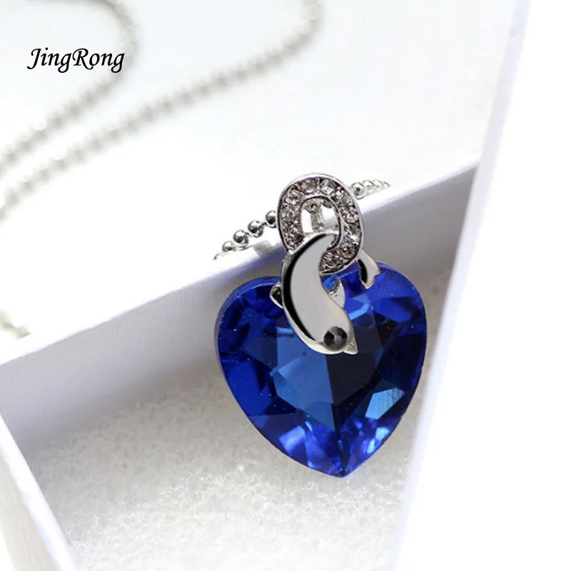 2017 JingRong Марка Цепи Ожерелье Мода Crystal Женские Аксессуары Одежды Шины AAA Циркон