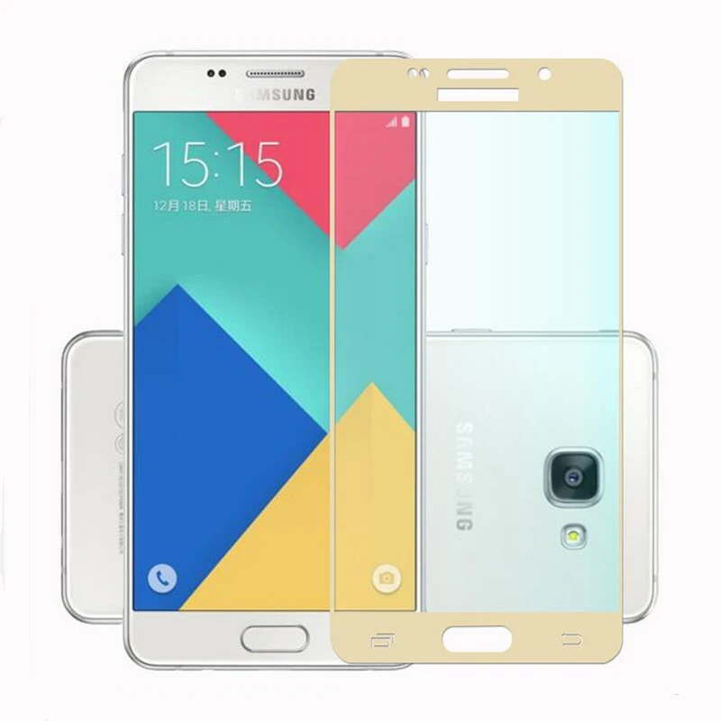 9H полное закаленное стекло для Samsung Galaxy S6 S7 A3 A5 A7 2016 2017 J5 J7 Prime G570 Note 4 5 C5 C7 чехол с