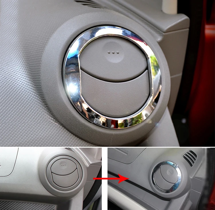 9 шт./компл. для Chevrolet sail 2010 2014 декоративное кольцо воздуховыпускного отверстия (4 +