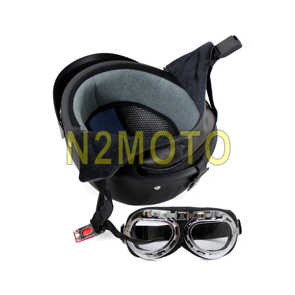 Мотоциклетный Ретро 5 видов цветов шлем vкозырек очки половина Capacete Casco Para шлемы