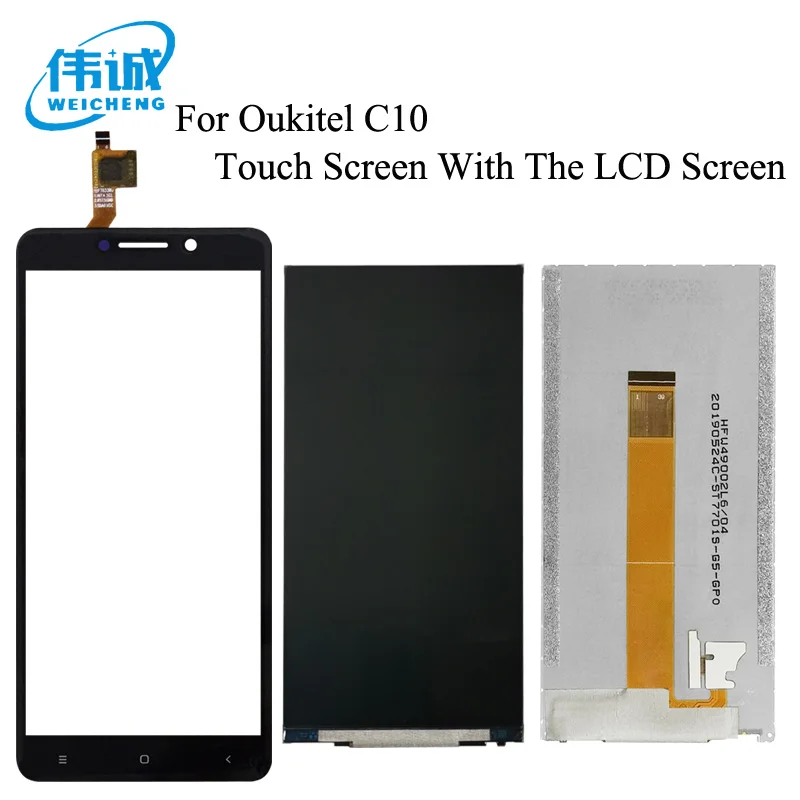 ЖК дисплей и сенсорный экран для Oukitel C10 сменный дигитайзер C 10 экран|Экраны