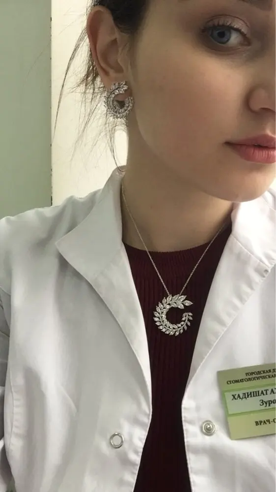 Новый дизайн роскошное AAA циркон в форме оливковой ветки Ожерелье Подвеска для