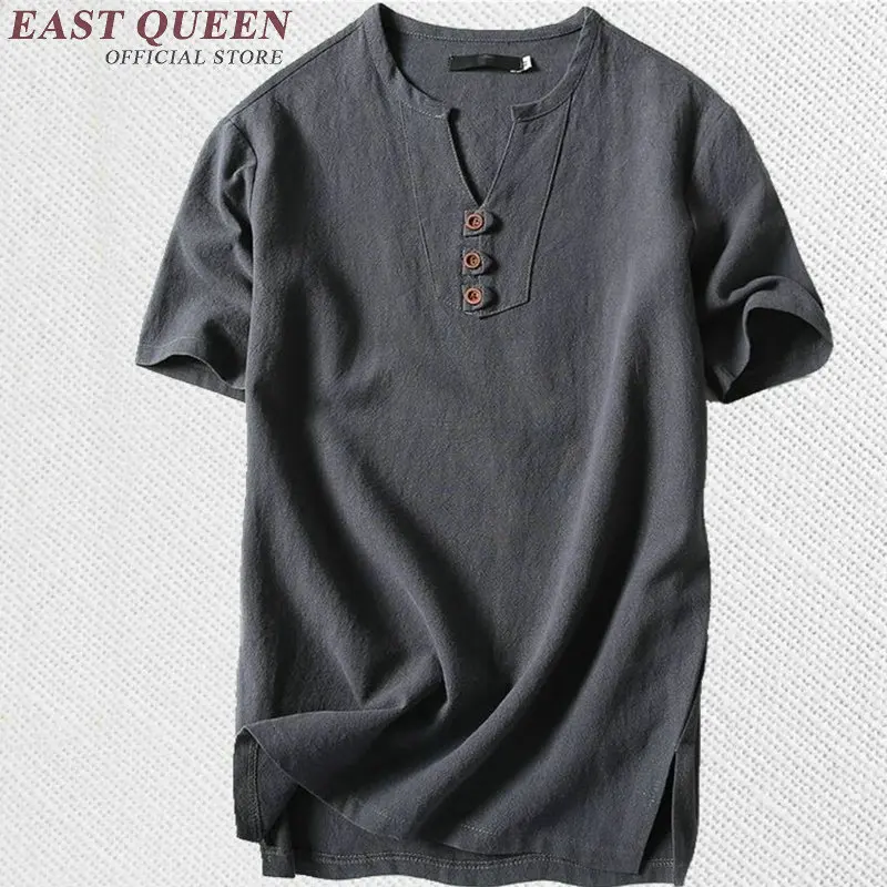 

Chinese shirt bouse men traditional chinese clothing for men male Chinese mandarin collar shirt kung fu outfit tops KK2338