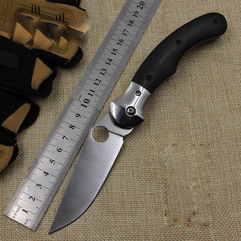 2017 11-14 Sharpest Satin Folding Knife Tactical Survival Hunting Pocket G10 Handle Multi Functional T | Инструменты