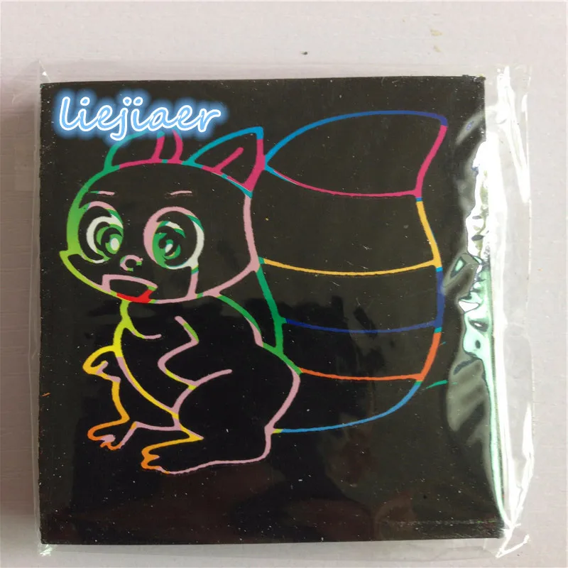 Leijiaer 5 шт./лот 5.5 см * 7.5 два в одном Magic Цвет нуля Книги по искусству Бумага ING ca