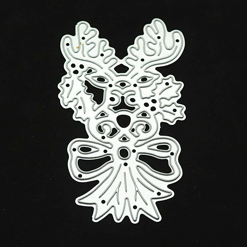 

New Christmas Deer Metal Cutting Die Stencils Template for Scrapbooking Card Album Embossing Decor DIY Metal Crafts Gift