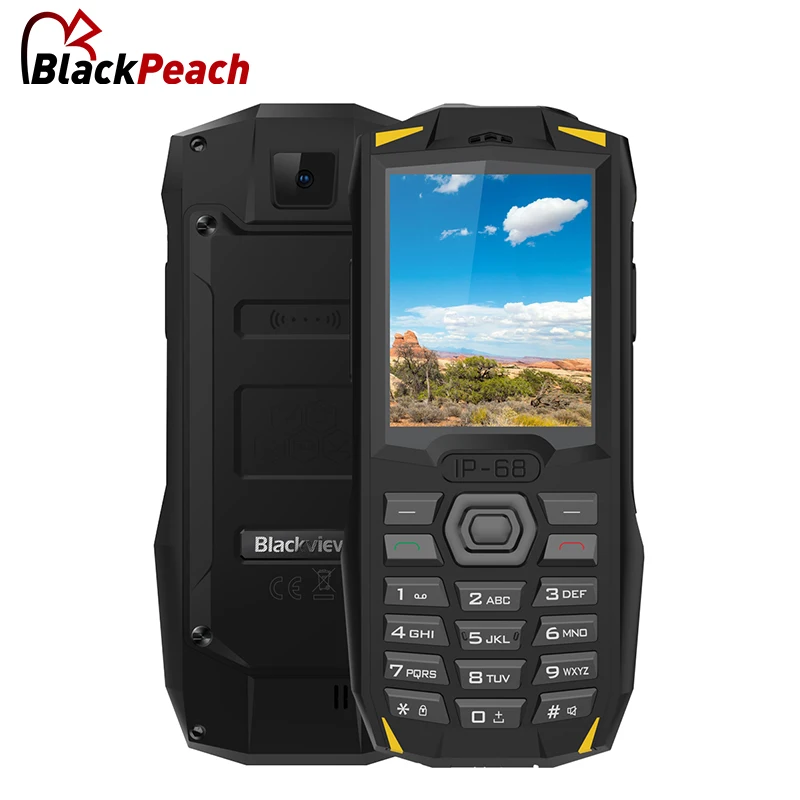 Blackview BV1000 3000 мАч IP68 tri доказательство мобильный телефон 2 4 дюймов dual SIM двойной с