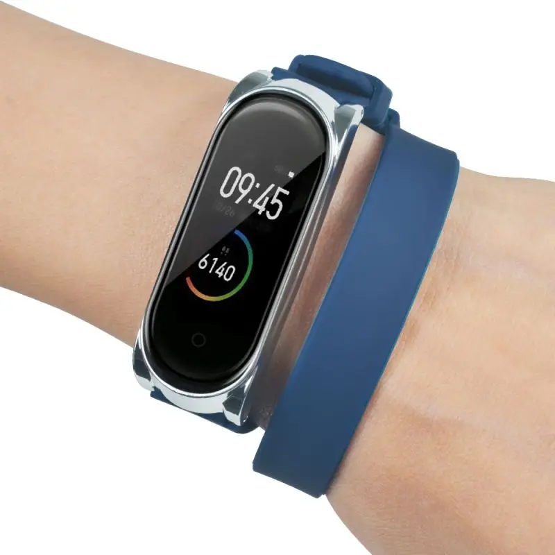 Силиконовый сменный ремешок для часов для Xiaomi mi Band 4 длинный ремешок двойная обертка для mi band 4 пряжка для mi band3 умные аксессуары