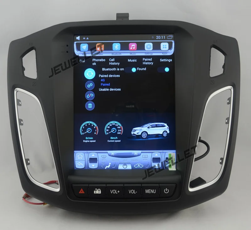 10," tesla стиль вертикальный экран Восьмиядерный Android 8,1 Стерео gps навигация для ford Focus C Max 2012