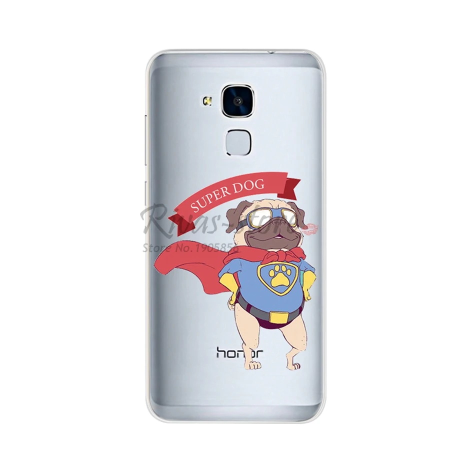 Шоколад Чехол-накладка для huawei GT3/Honor 7 Lite/huawei GR5 Mini, модный Мягкий Силиконовый ТПУ чехол для телефона для huawei GT3 Fundas 5,2" - Цвет: Шоколад