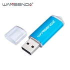 WANSENDA металлический флэш-накопитель USB 128 ГБ 256 ГБ флэш-накопитель 8 Гб оперативной памяти, 16 Гб встроенной памяти, 32 Гб 64 Гб флэш-накопитель USB 2,0 флеш-накопитель