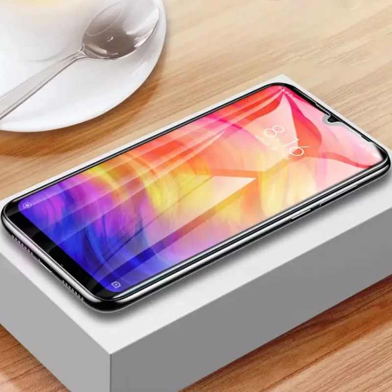 Защитное стекло для Redmi note 7 pro закаленное xiaomi Ksiomi Red Mi not 7pro Защитная пленка