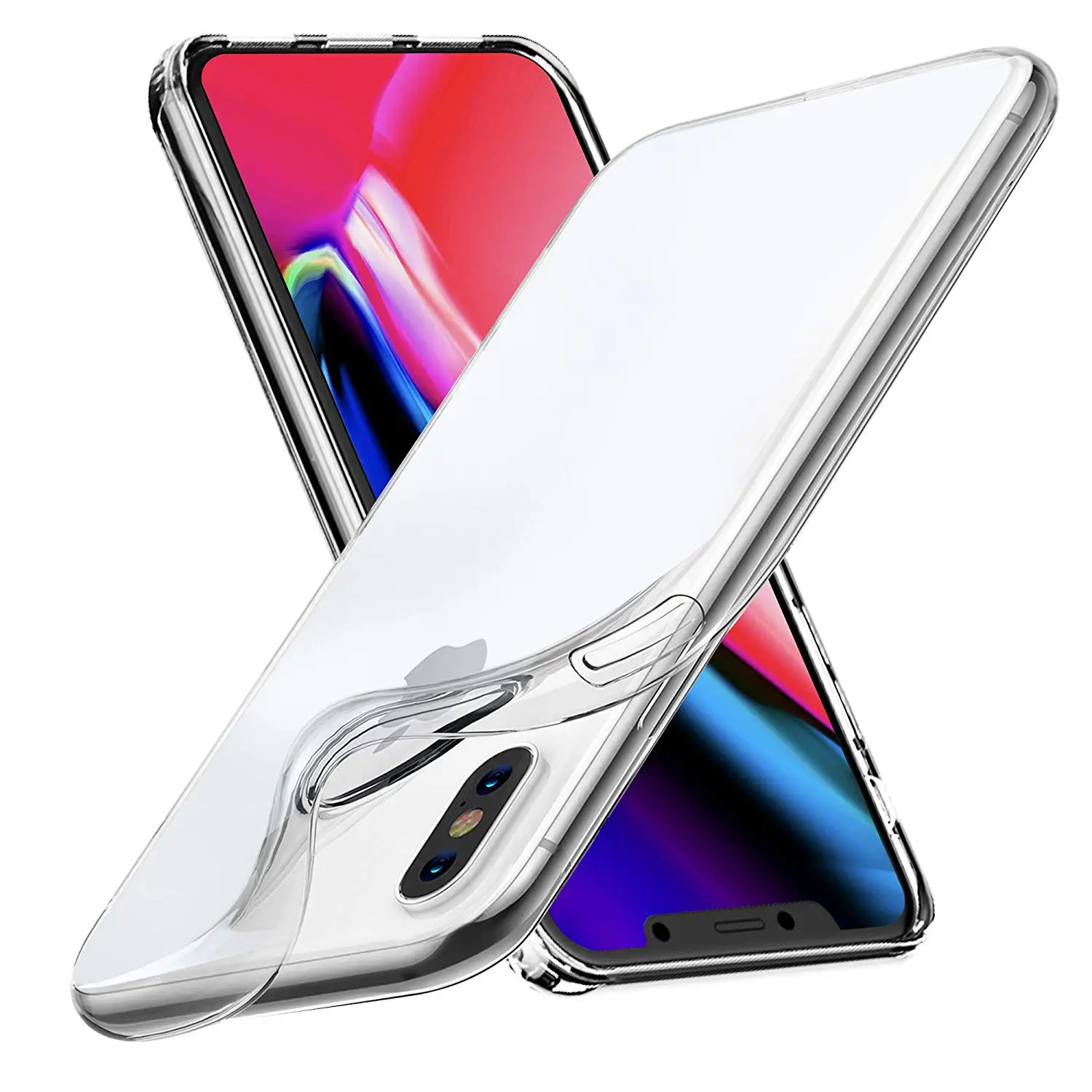 Для Apple iPhone 7 8 Plus X Xs Max Xr 5 5S SE 6 6s 7Plus Прозрачный чехол для телефона прозрачные