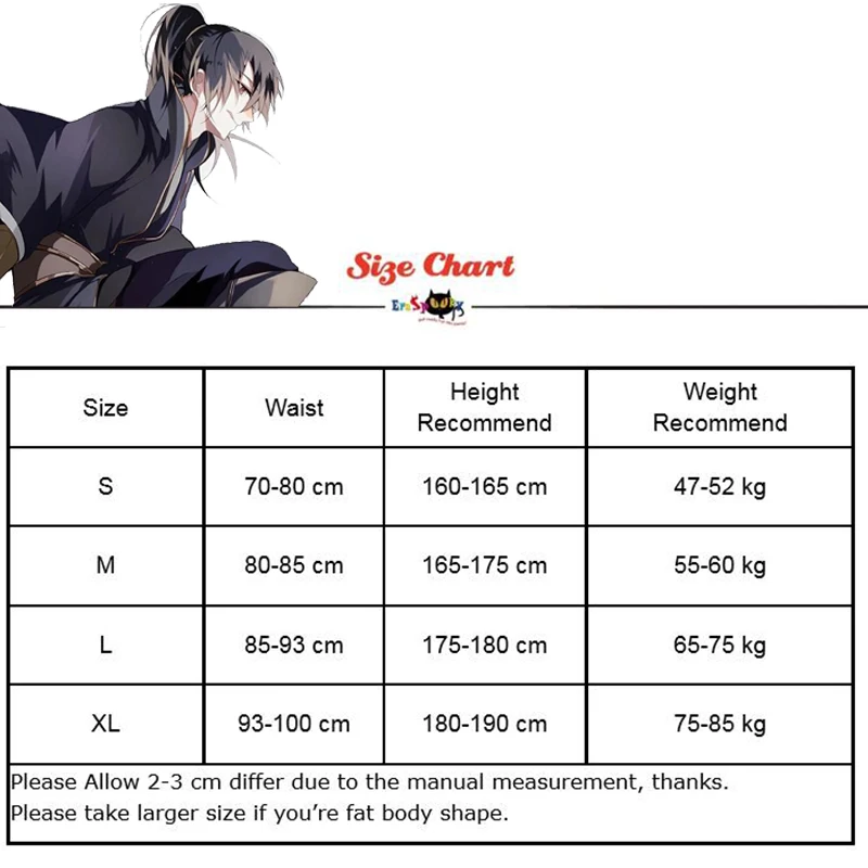 Eraspooky унисекс Mo Dao Zu Shi Косплей Xue Yang Young Grandmaster of Demonic Cultivation костюм полный набор