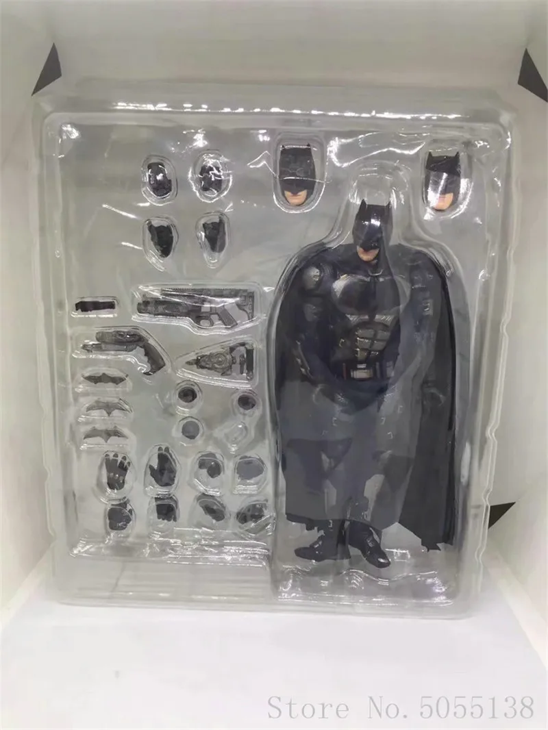 MAFEX 056 Бэтмен Тактический Костюм Ver. The Dark KNight DC Justice League ПВХ фигурка Коллекционная модель игрушки 16 см