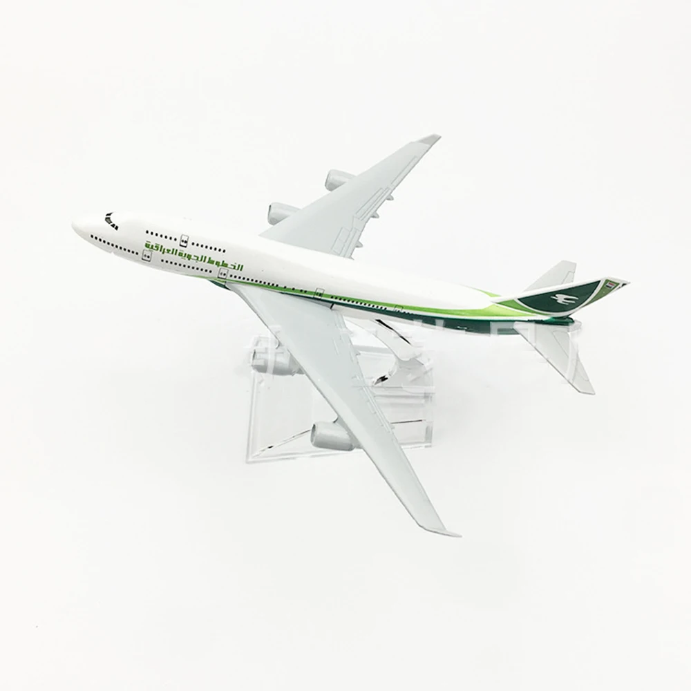 1/400 масштаб самолета Boeing 747 Iraqi Airways 16 см сплав самолет B747 модель игрушки для детей