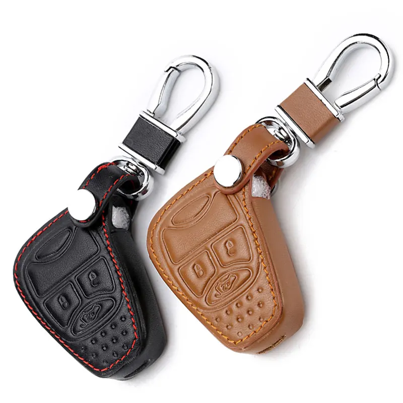 Умный чехол для ключа из натуральной кожи Jeep Renegade Grand Cherokee Liberty Patriot Chrysler 200 300