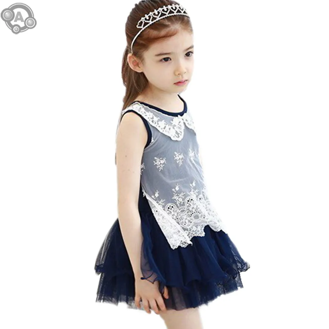 Высокое качество! 2015 ну вечеринку платья девочки симпатичные рукавов сетки