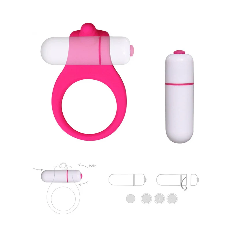 Male Silicone Penis Ring Vibrators Cock Toy Delay Premature Ejaculation Clitoris Stimulator Adult Products Sex Toys For Men | Красота и