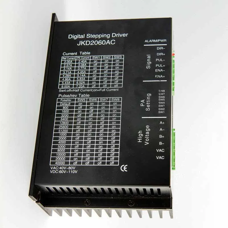 NEMA34 двухфазный гибридный Драйвер шагового двигателя JKD2060AC Цифровой 86 серии