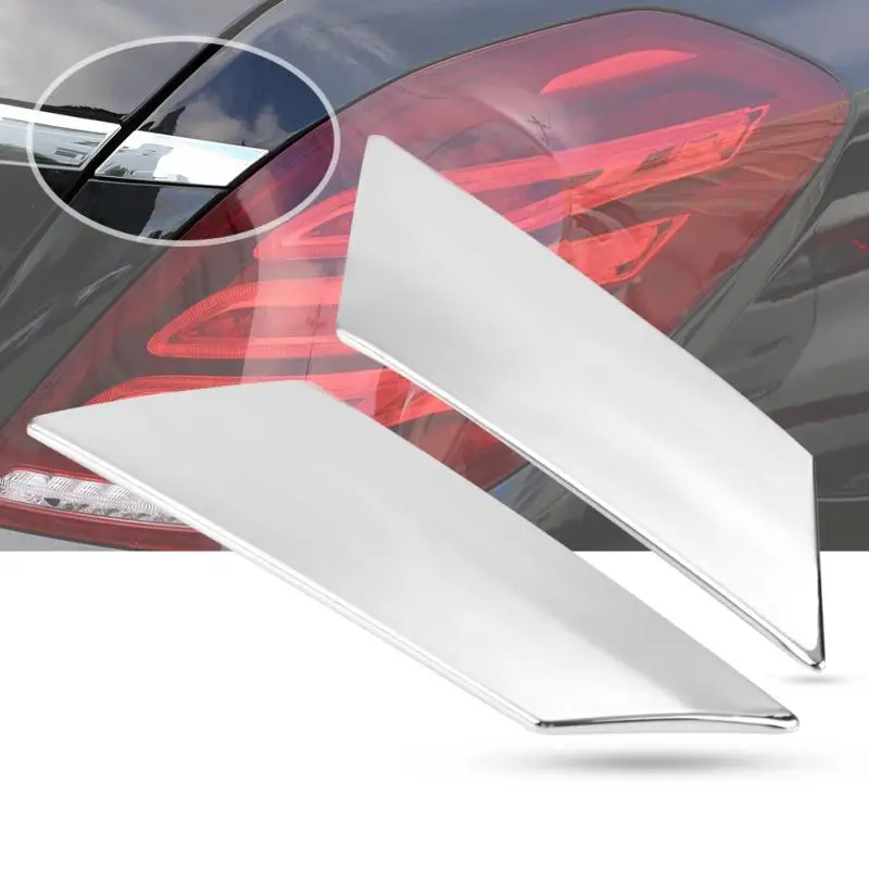 2 шт. задняя крышка для автомобиля полоски блестки литье отделка украшение Mercedes