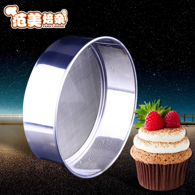 2017 инструменты для украшения торта выпечки 16 см сито из нержавеющей стали 30 Сетка