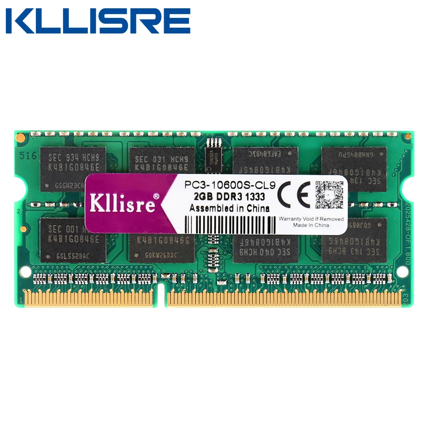 Kllisre ram ноутбук ddr3 2 Гб 1333 МГц память SO-DIMM | Компьютеры и офис