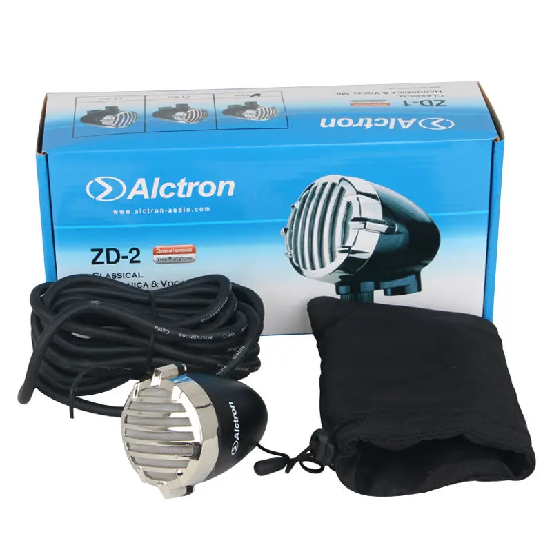 Alctron ZD-2 классический микрофон для губной гармошки компактный и изысканный