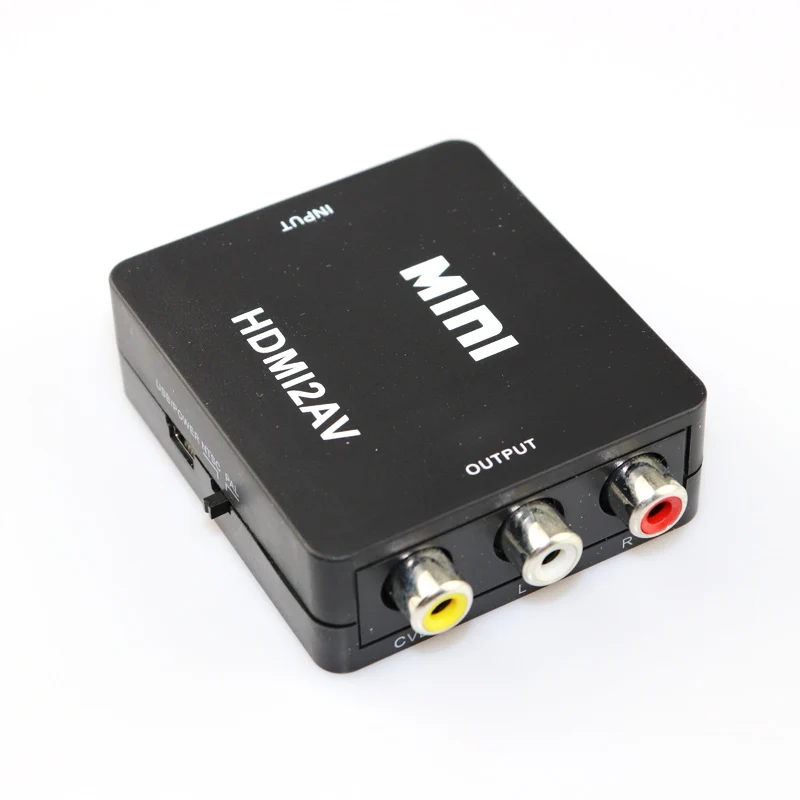 

New HDMI-compatible to AV/RCA CVBS Adapter 1080P Video Converter HDMI2AV Adapter Converter Box Support NTSC PAL Output Adapter
