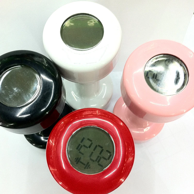 Гантели для тяжелой атлетики будильник электронные часы упражнения на здоровье