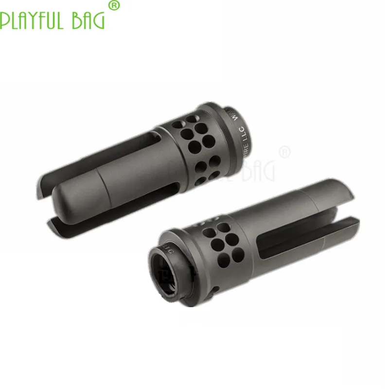 

Outdoor activity CS Jinming 9 generation Toy Water Bullet Gun 14mm Reverse Tooth 556 Muffler Decoration Front Tube SOCOM MI80