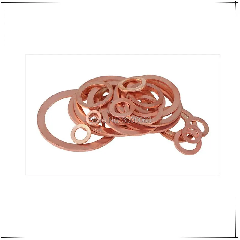 M12x16mmx 1.5mm Red Copper Sealing Gasket Washer For Watch Marine 100pcs/lot | Обустройство дома