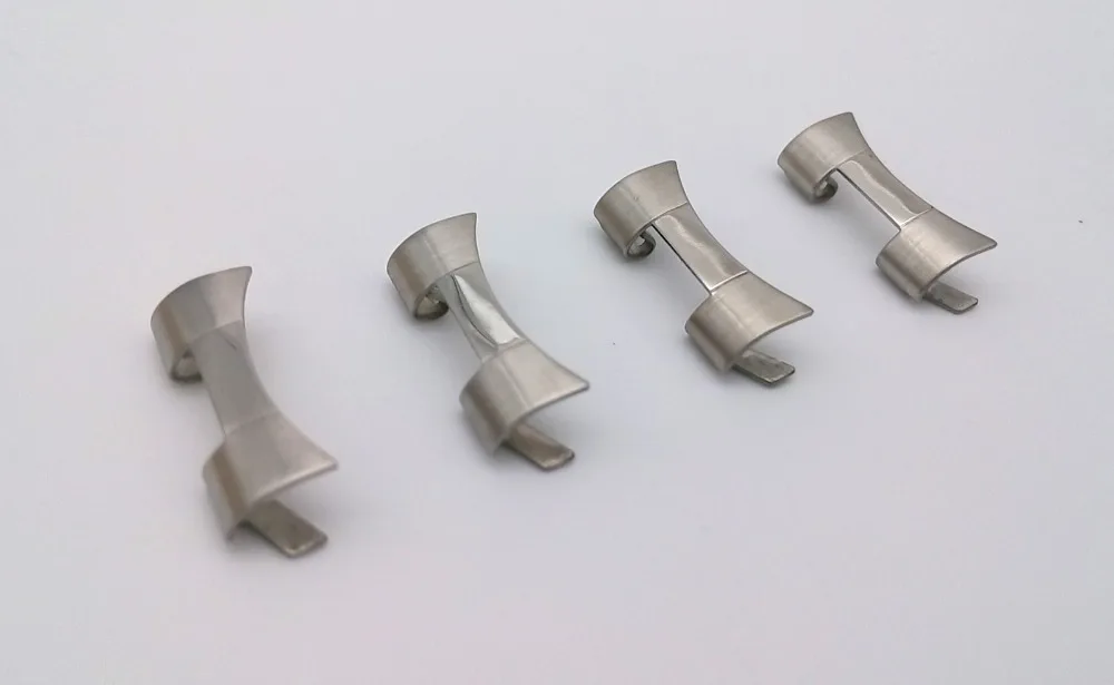 Новинка серебристые браслеты для наручных часов из нержавеющей стали