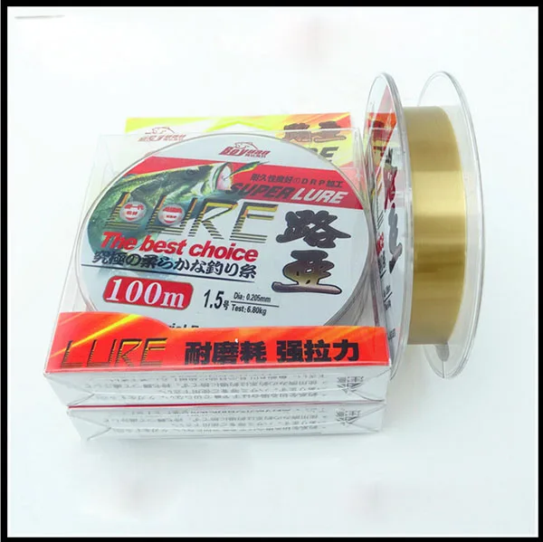 Высокопрочная антиокислительная японская нейлоновая леска 100 м износостойкая