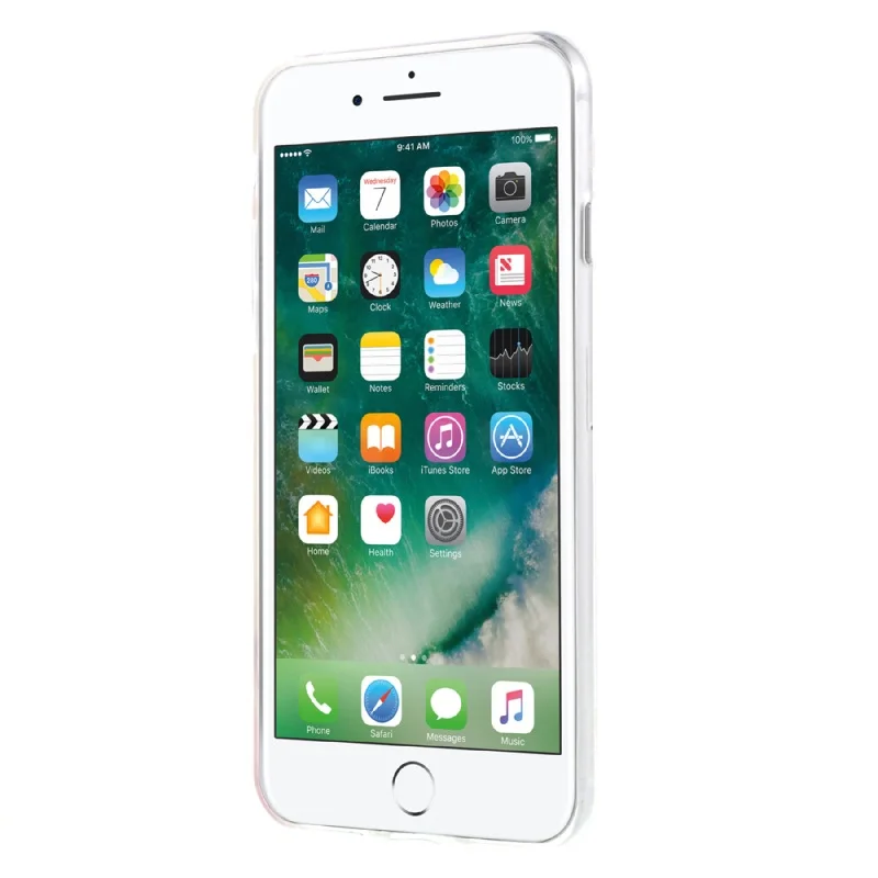 Для iPhone 7 4.7 дюйма Случаи TPU Крышка Гель ТПУ рисунком Защитной Оболочки для