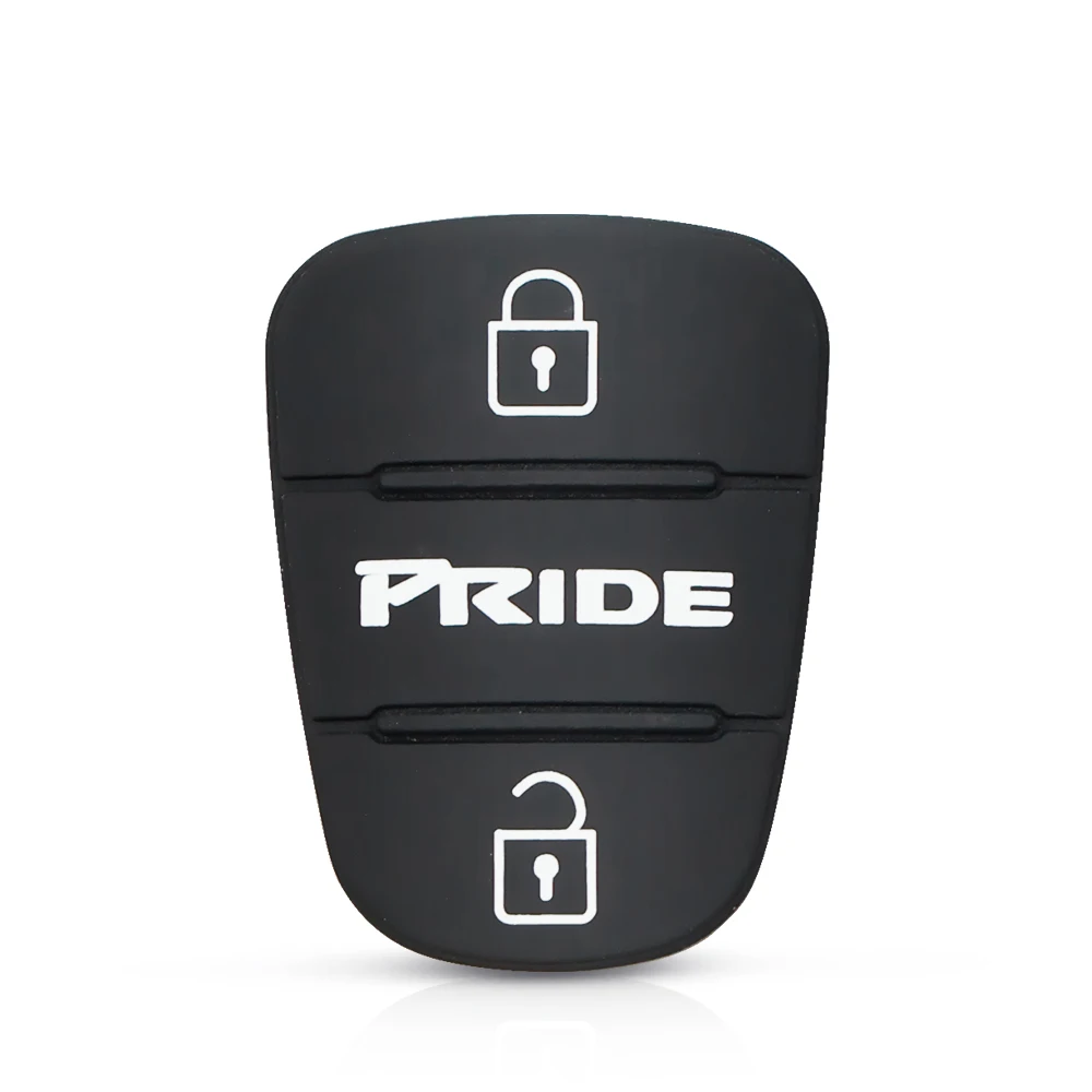 PRIDE KEYYOU для hyundai I30 IX35 Kia K2 K5 PRIDE BONgo RNY PORTER ключ 3 кнопки флип складной дистанционный Автомобильный ключ оболочки резиновый корпус колодки - Цвет: PRIDE