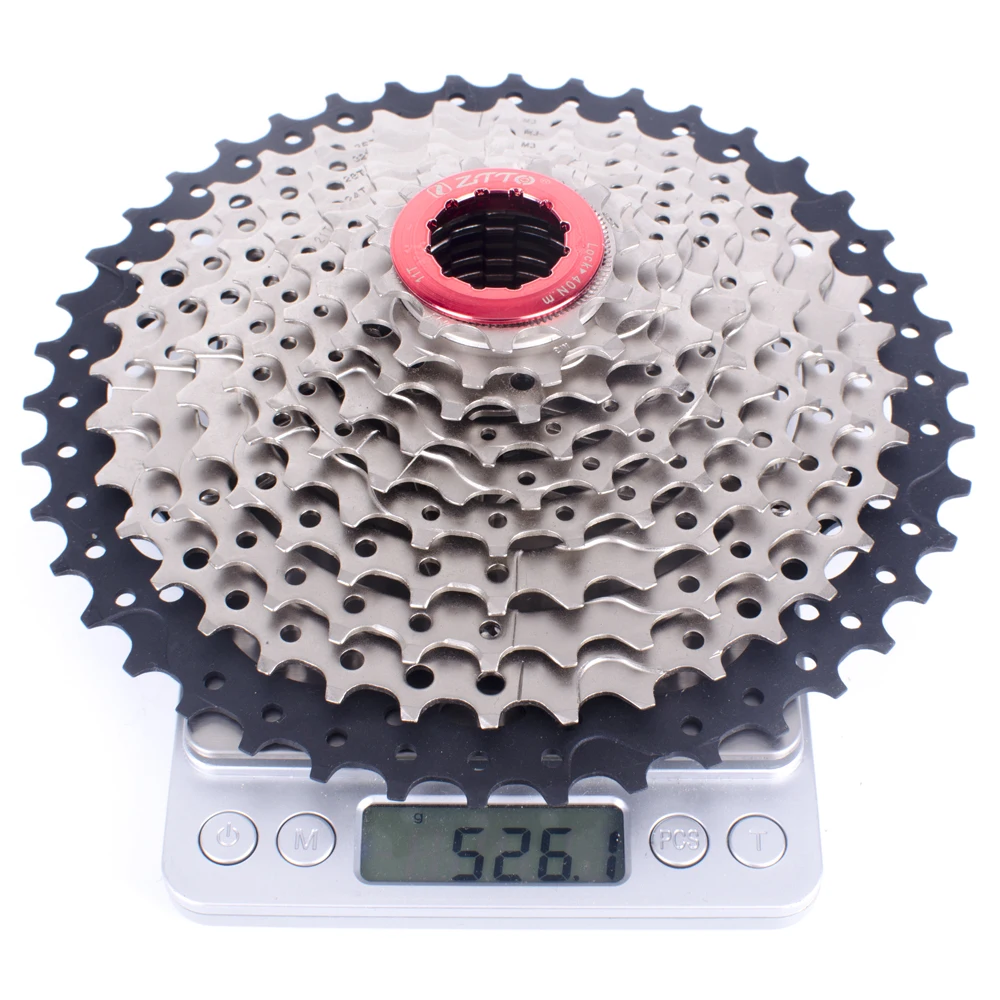 ZTTO 10 скоростная кассета свободного хода велосипеда MTB кассета 11-42T звездочки свободного хода запчасти cassete 10 велоцидад k7 10 велоцидад