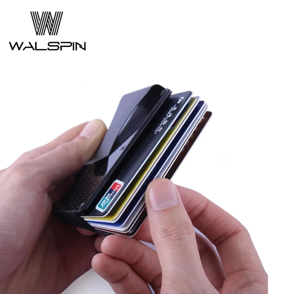 

Carbon Fiber Minimalist Slim Wallet Money Clip Design Credit Card ID Holder With RFID Blocking and Bottle Opener Metal Aluminum